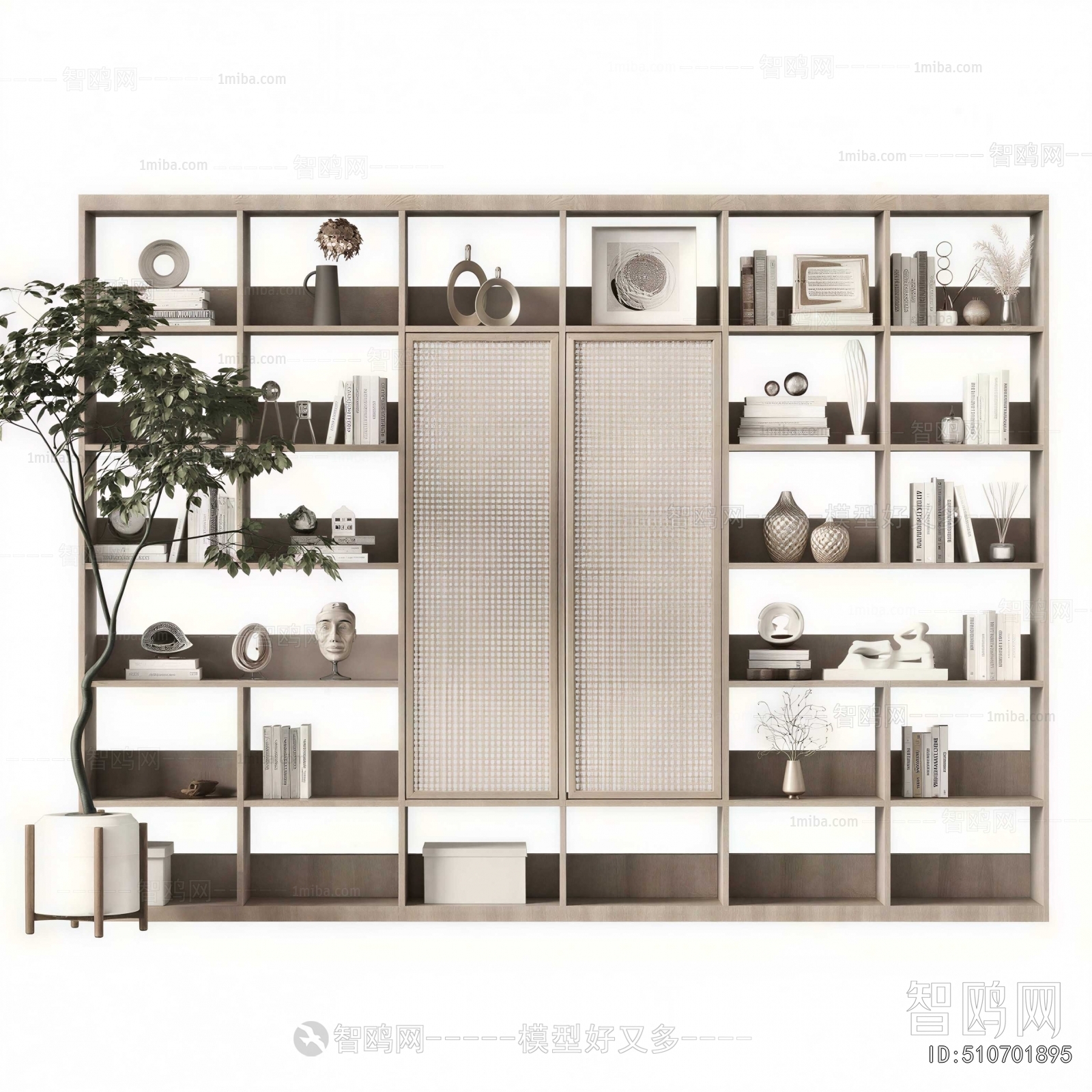 New Chinese Style Bookcase