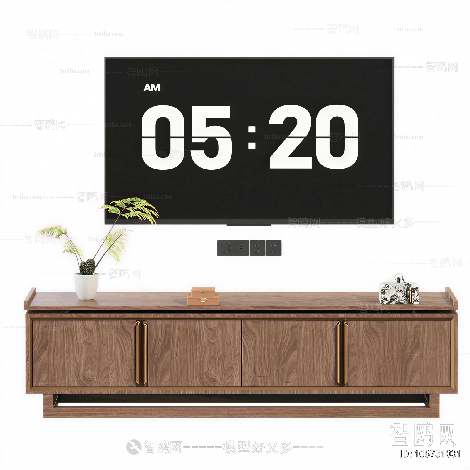 New Chinese Style TV Cabinet