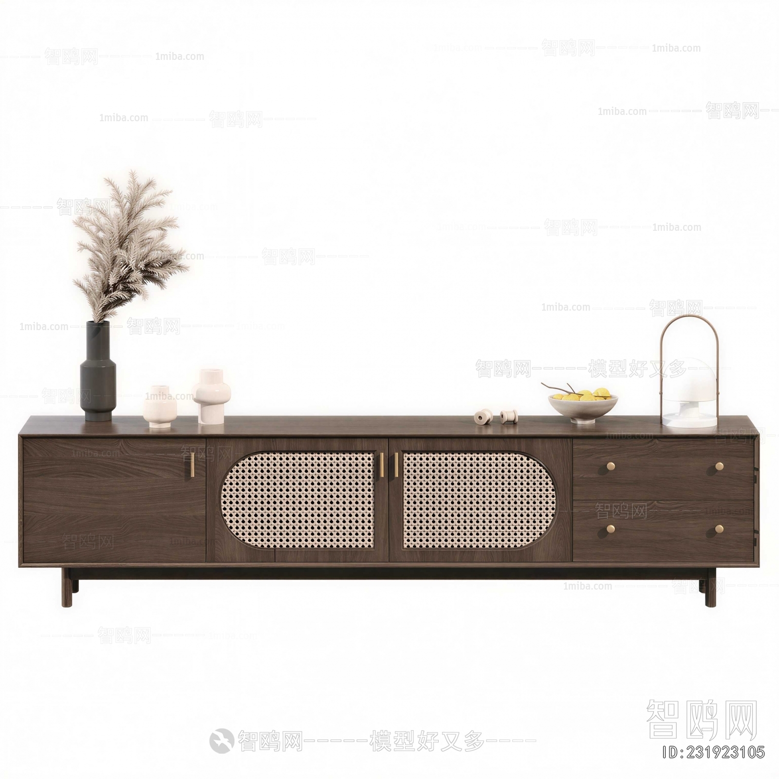 New Chinese Style TV Cabinet