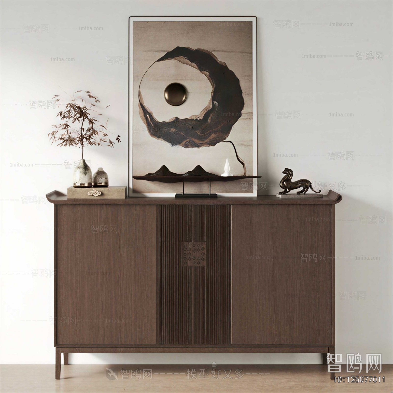 New Chinese Style Entrance Cabinet