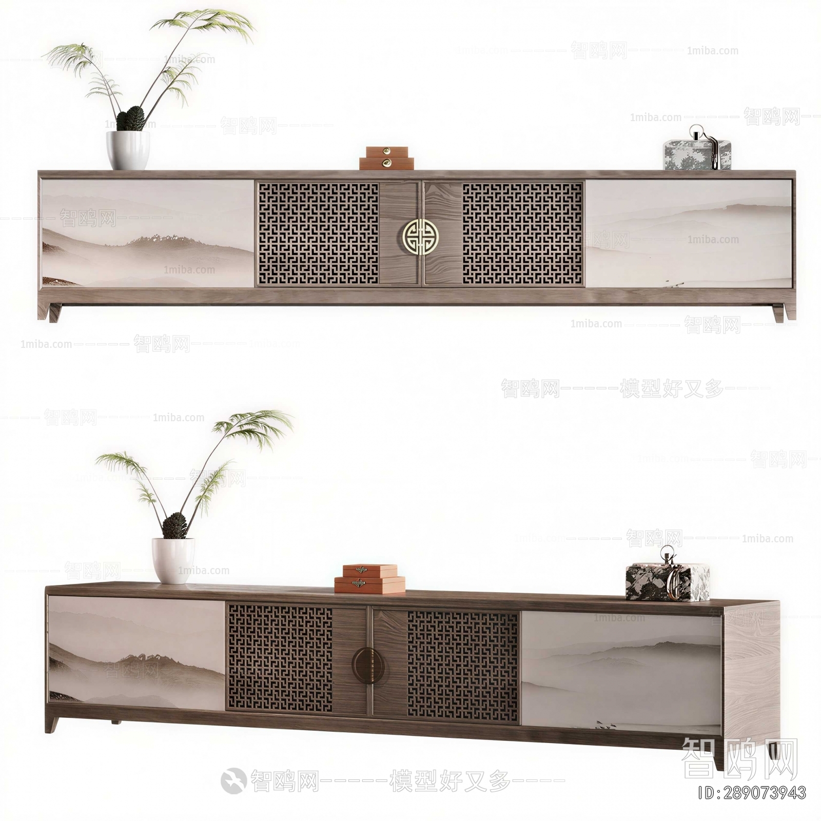 New Chinese Style TV Cabinet