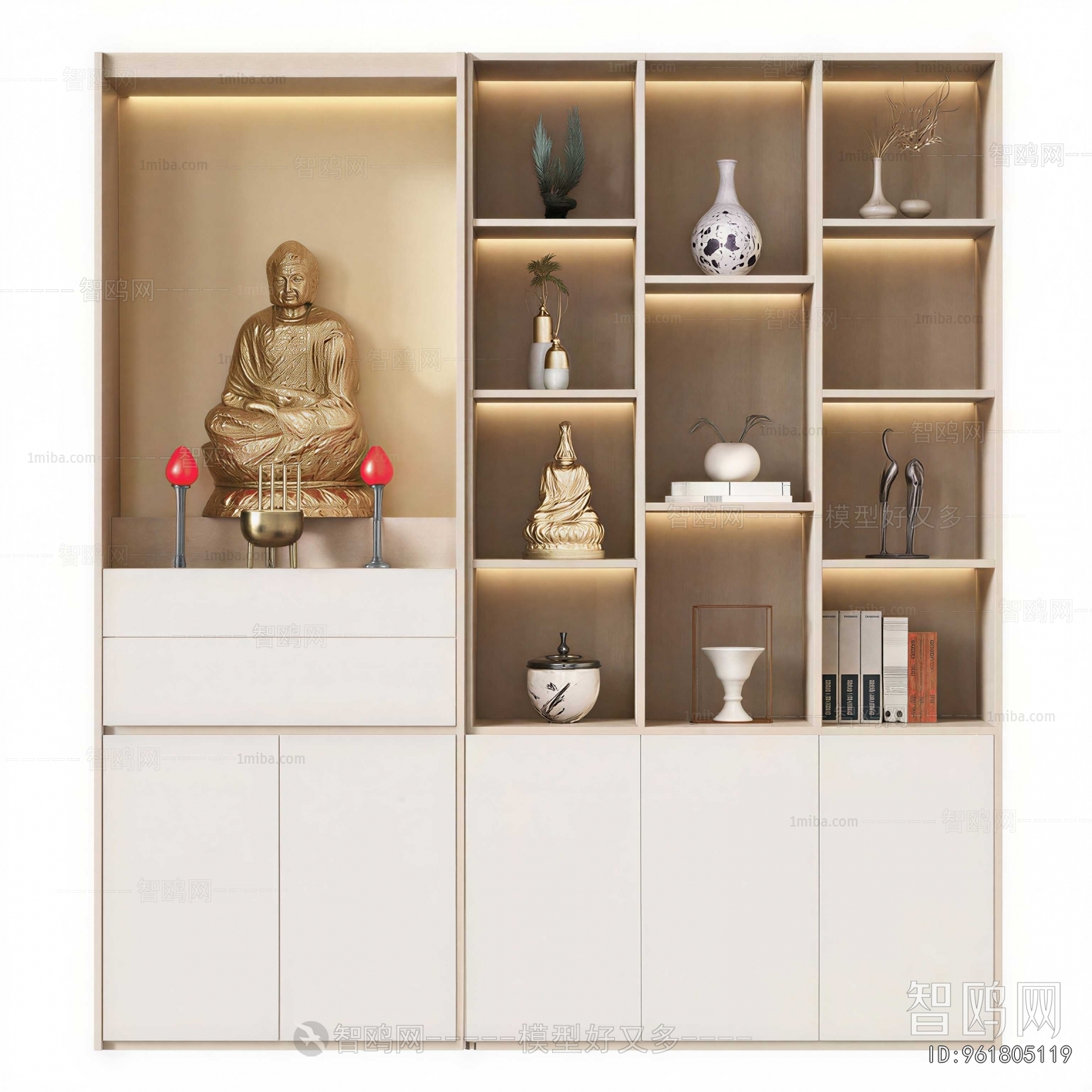 Modern Buddhist Niche