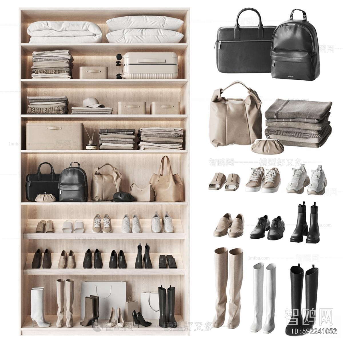 Modern Clothes, Bags And Shoes