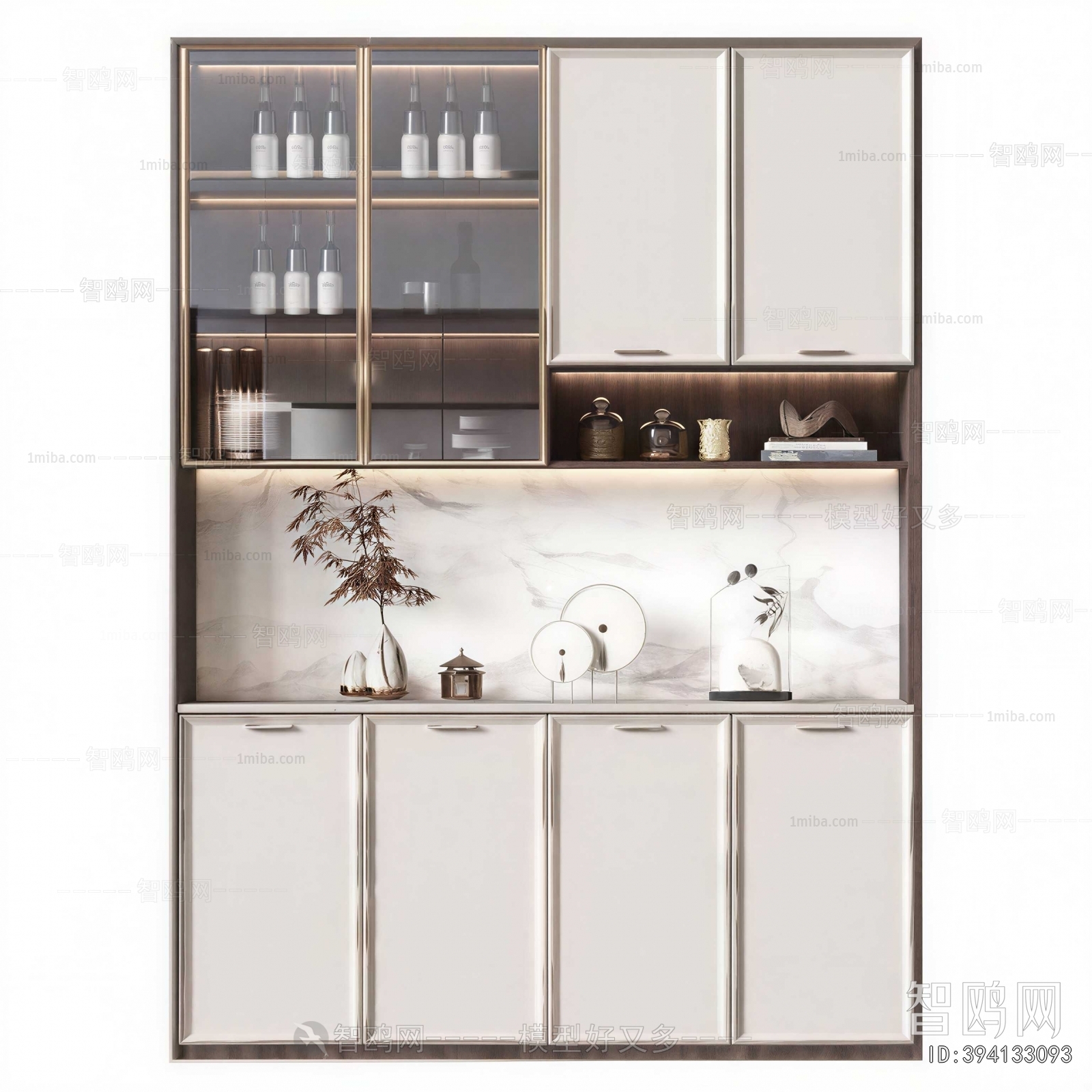 New Chinese Style Wine Cabinet