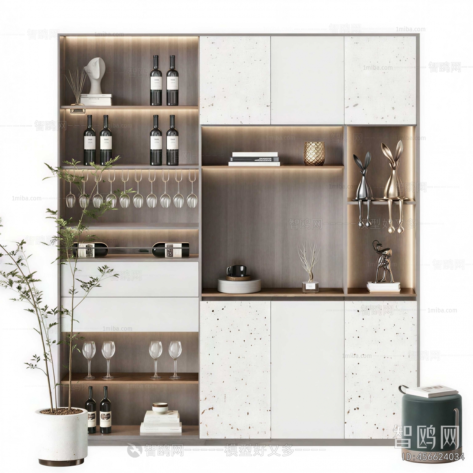 Modern Wine Cabinet