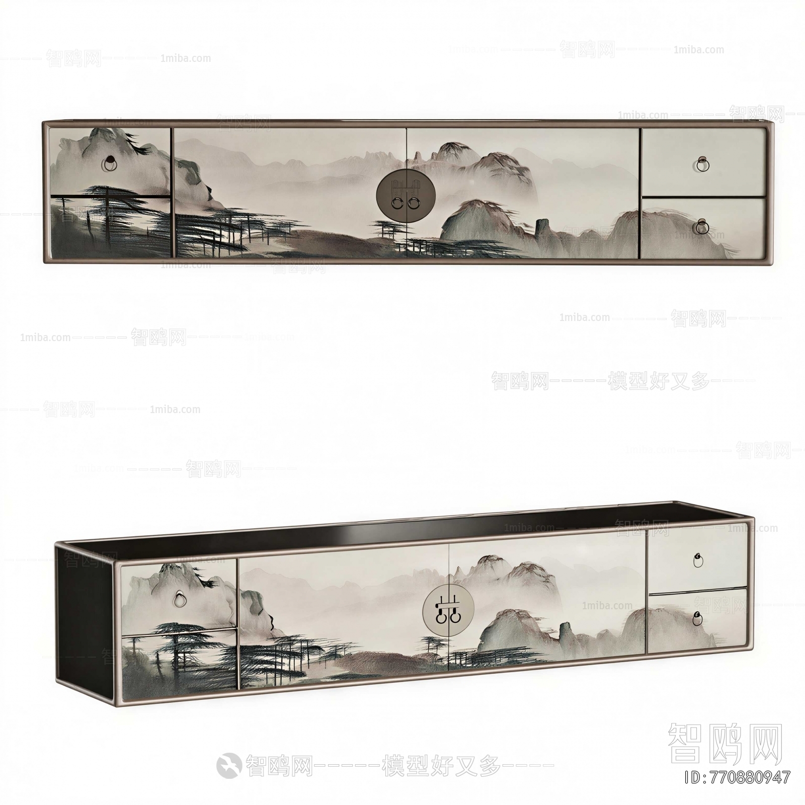 New Chinese Style TV Cabinet