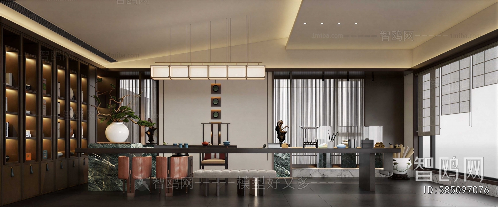 New Chinese Style Teahouse Tea House