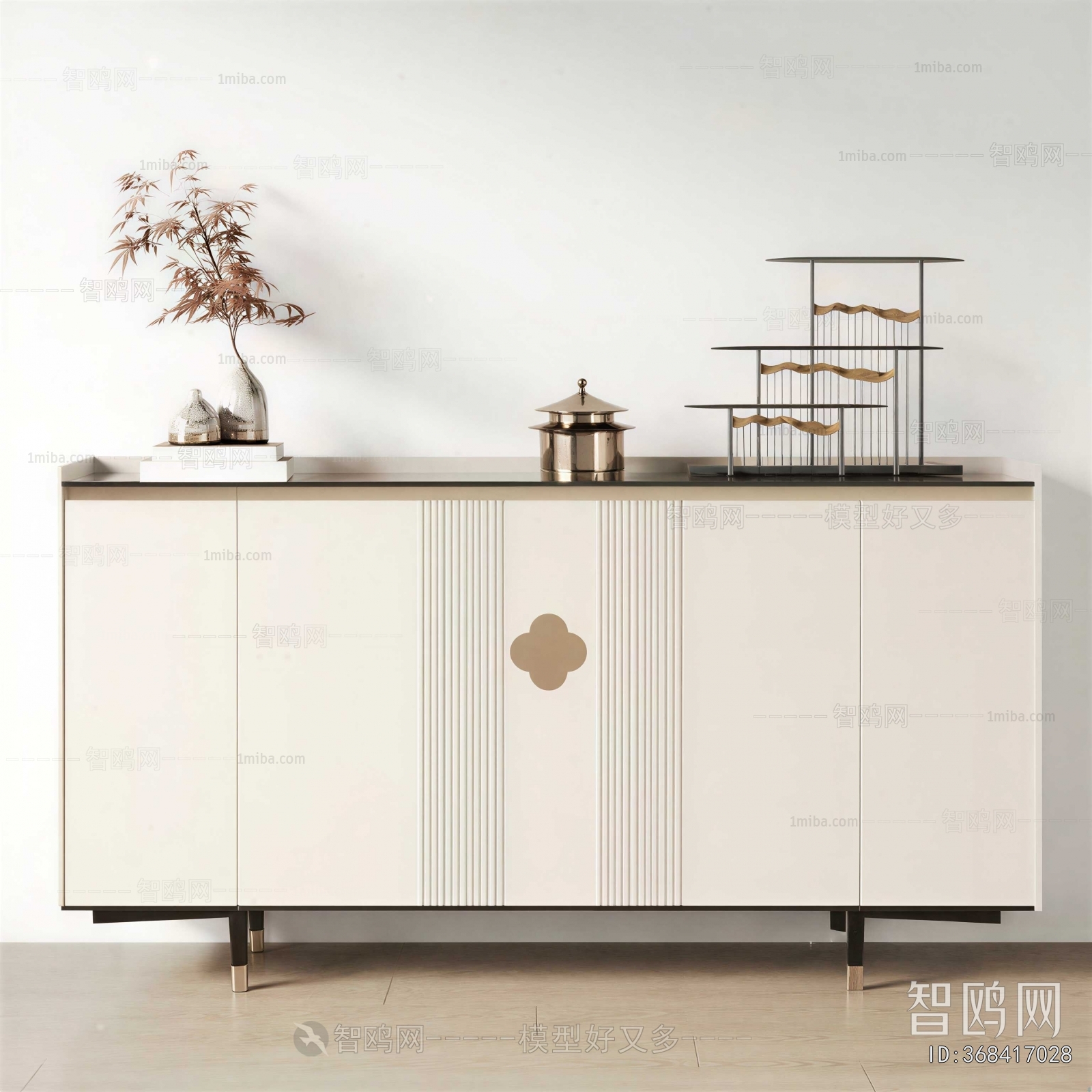 New Chinese Style Entrance Cabinet