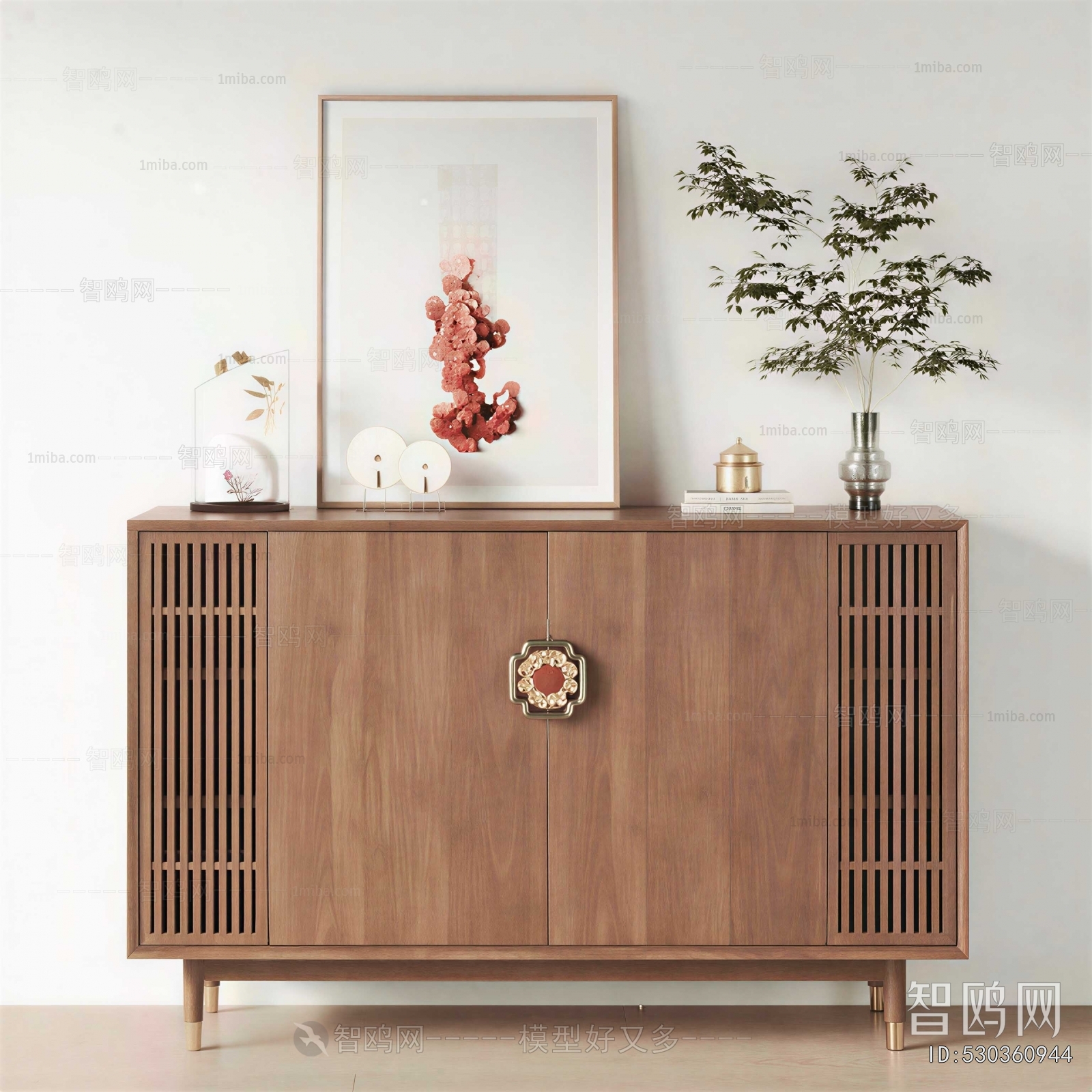 New Chinese Style Side Cabinet