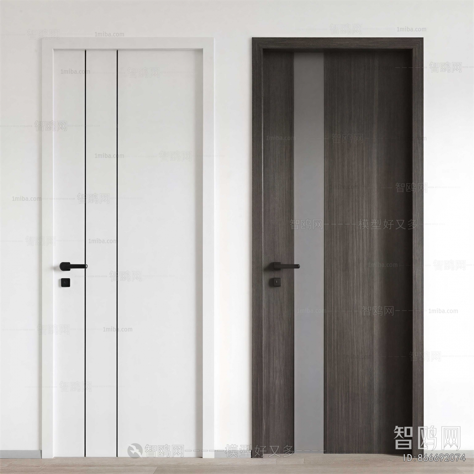 Modern Single Door