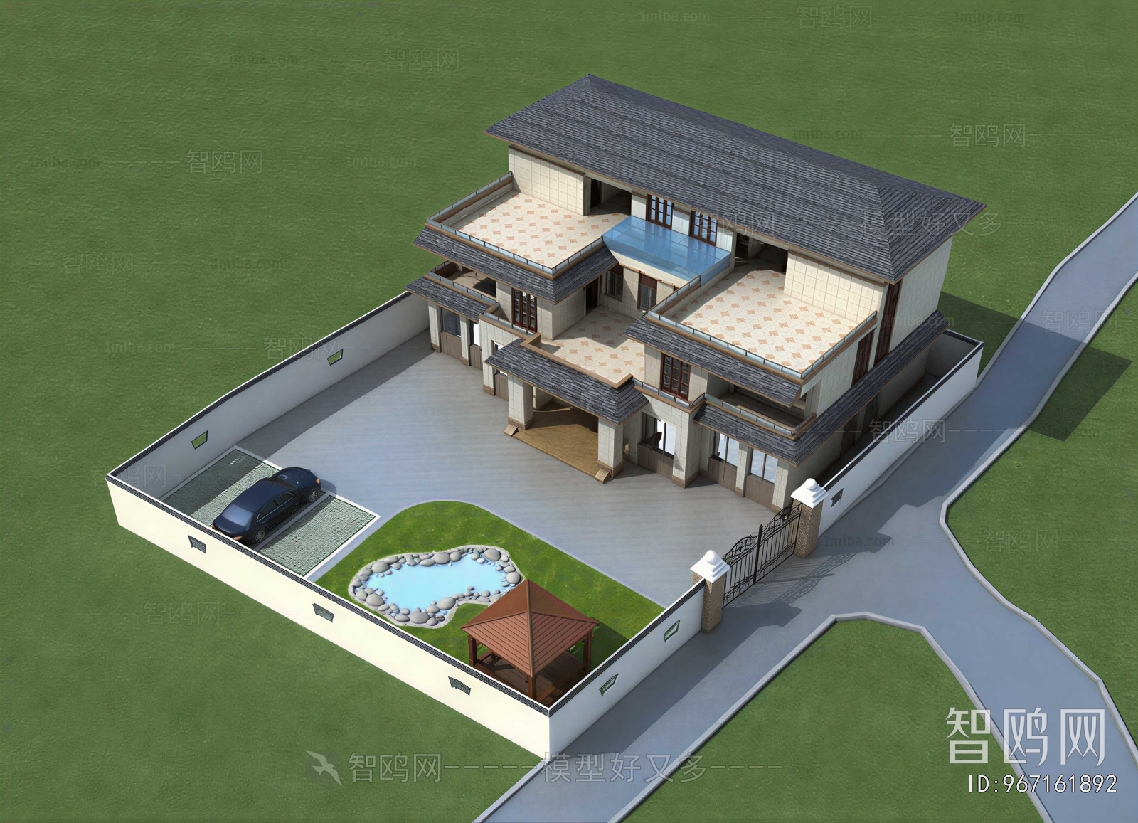 New Chinese Style Detached Villa