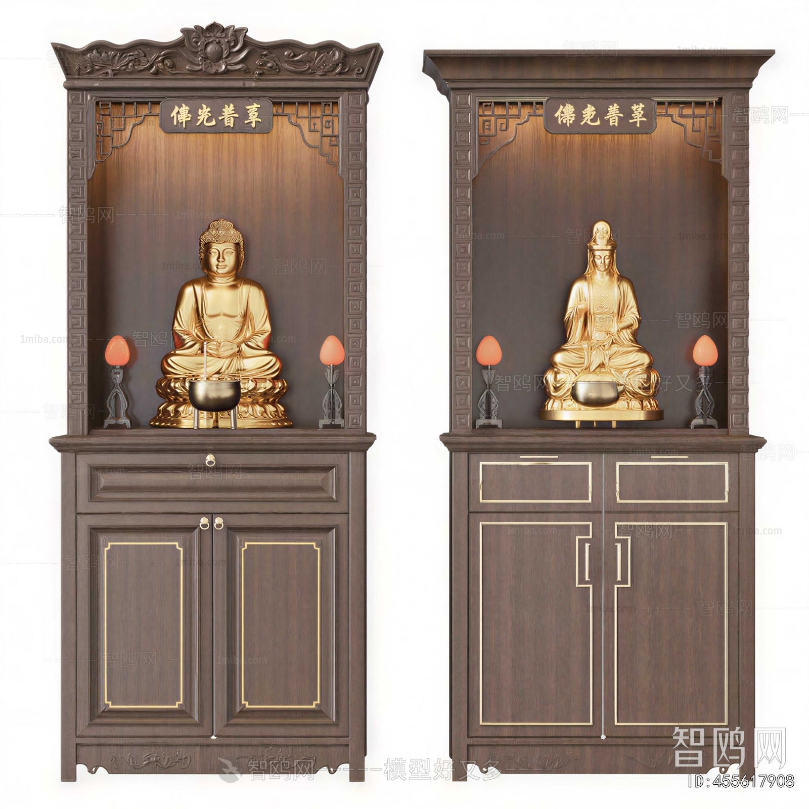 New Chinese Style Buddhist Niche
