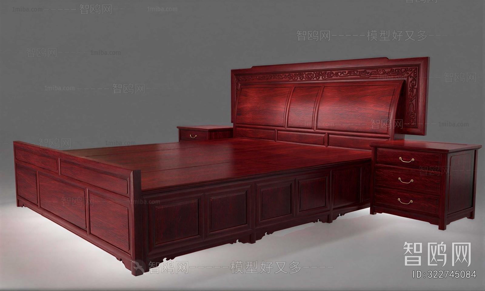 Chinese Style Double Bed