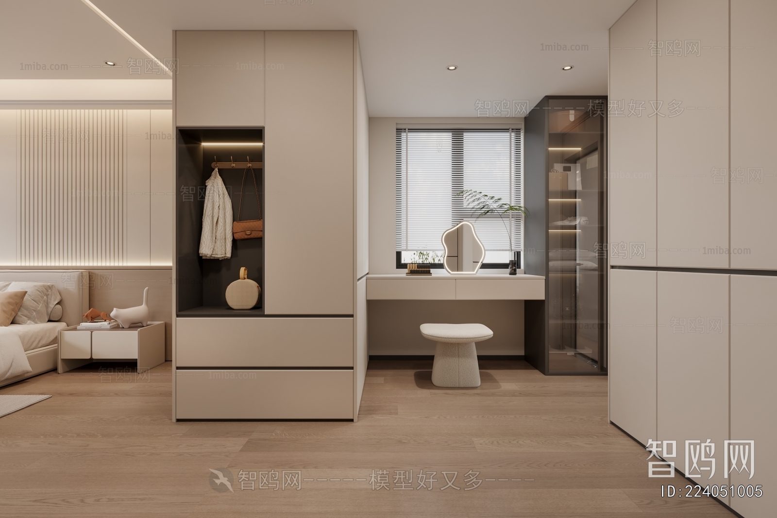 Modern Clothes Storage Area