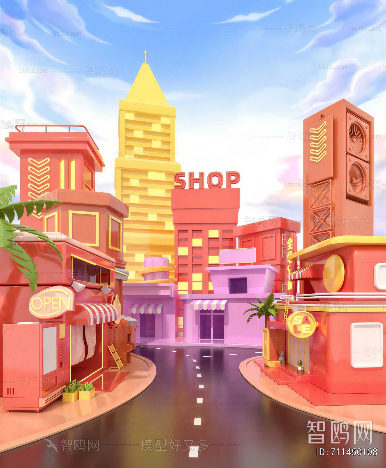 Modern Cartoon House