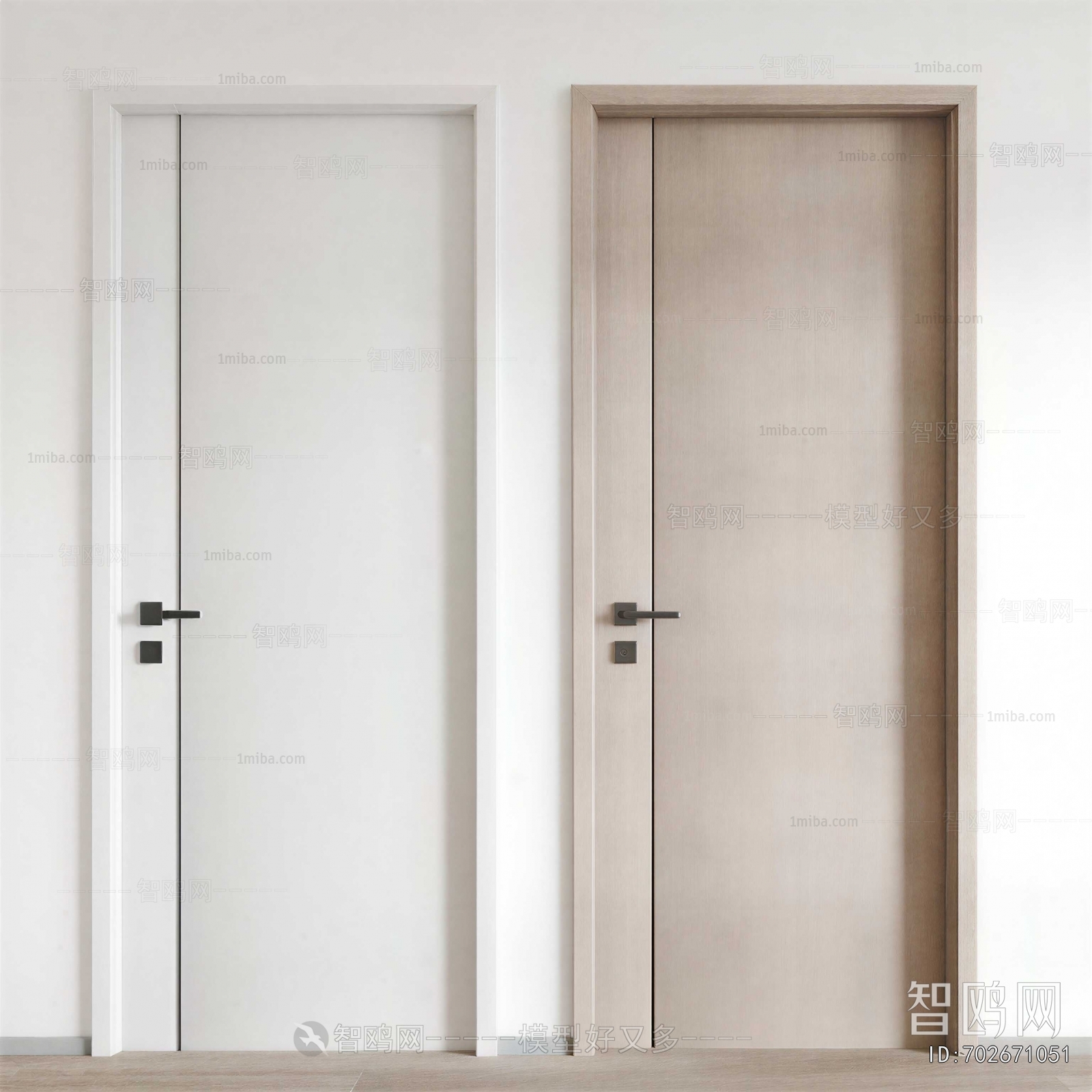 Modern Single Door