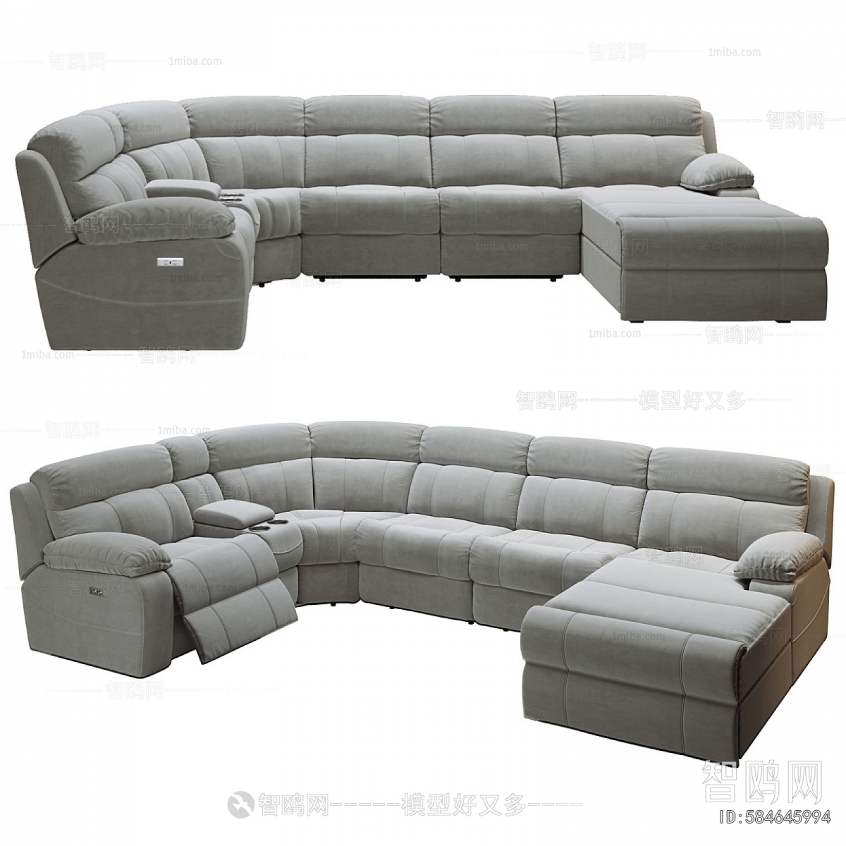 Modern Multi Person Sofa