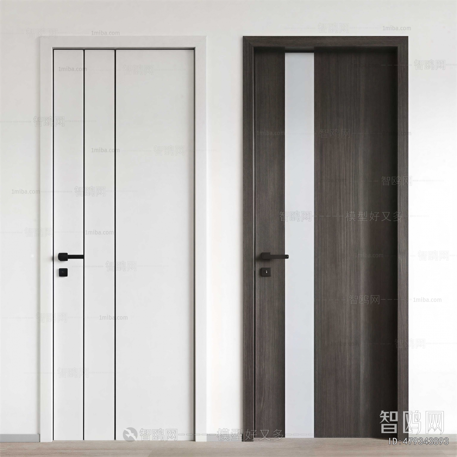 Modern Single Door