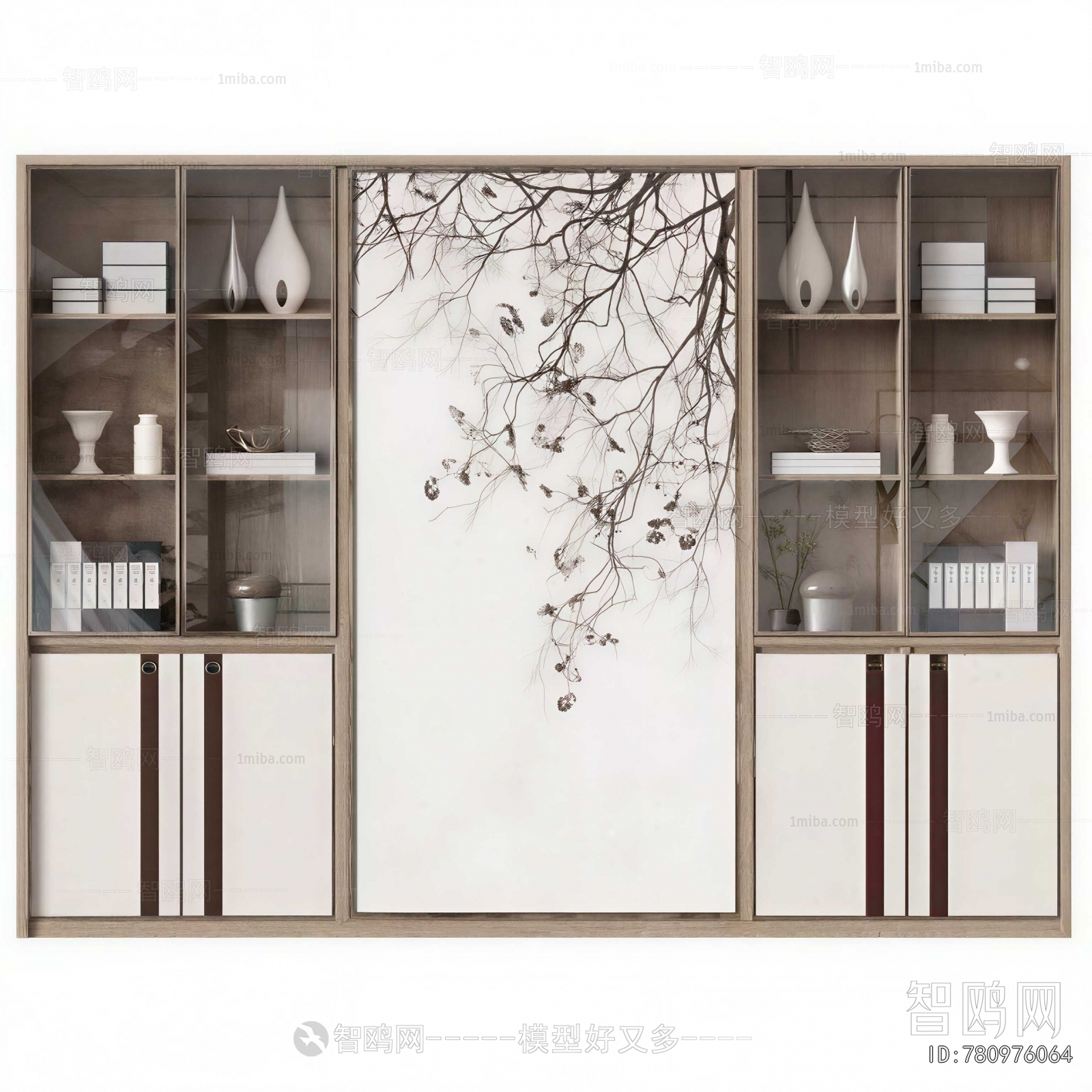 New Chinese Style Bookcase