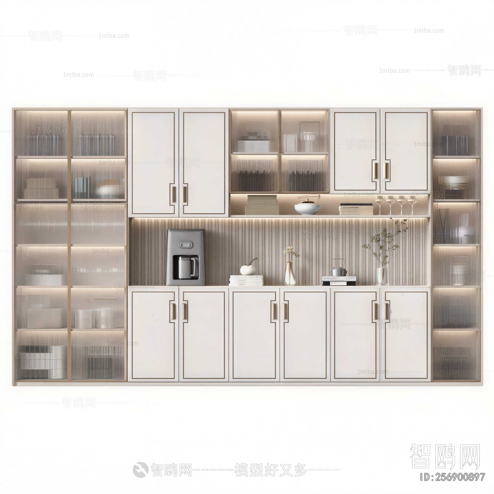 New Chinese Style Wine Cabinet