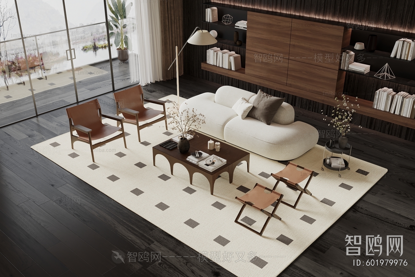 Wabi-sabi Style Sofa Combination