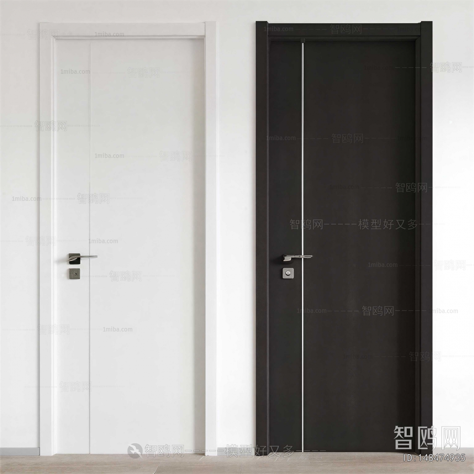 Modern Single Door