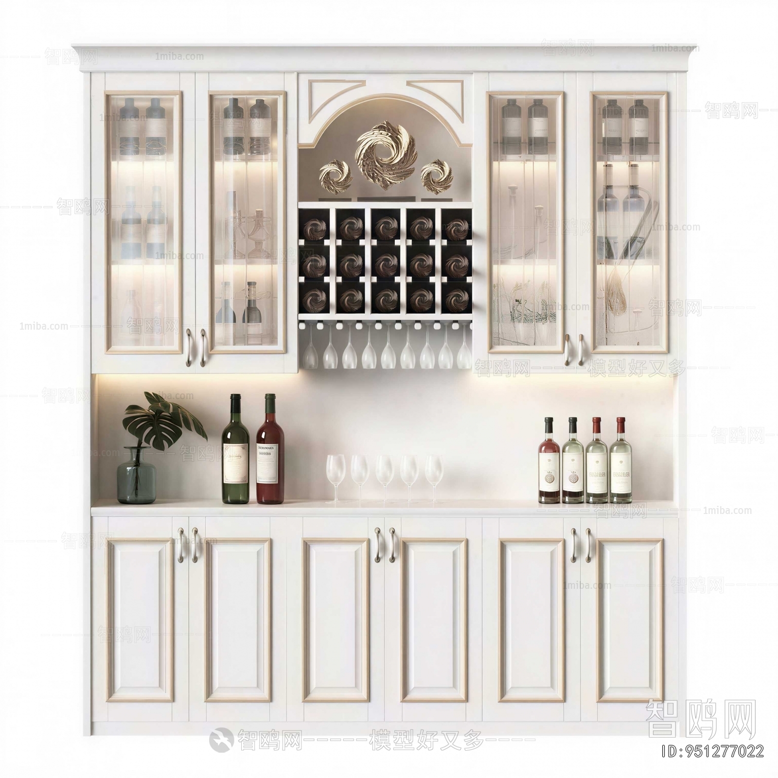 European Style Wine Cabinet