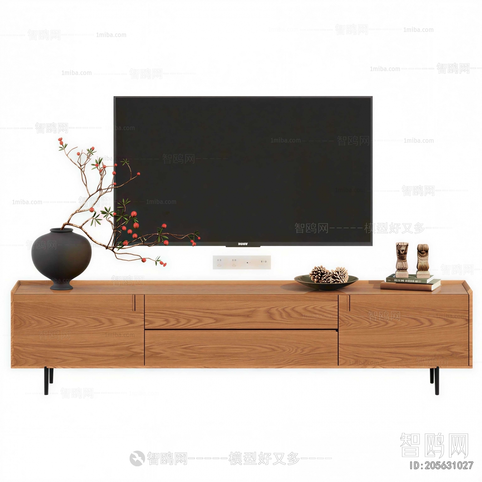 New Chinese Style TV Cabinet