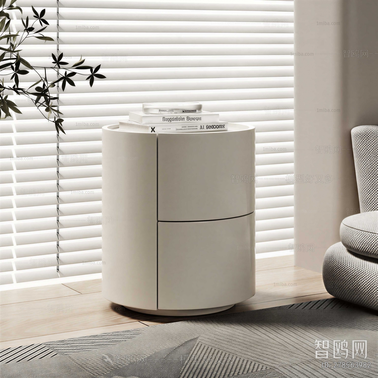 Modern Bedside Cupboard