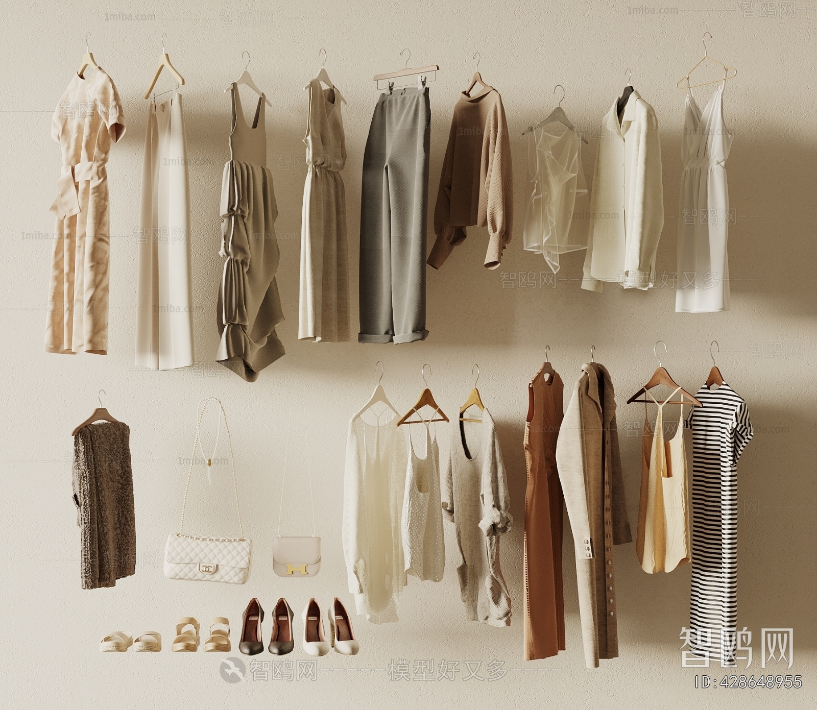 Modern Clothes, Bags And Shoes