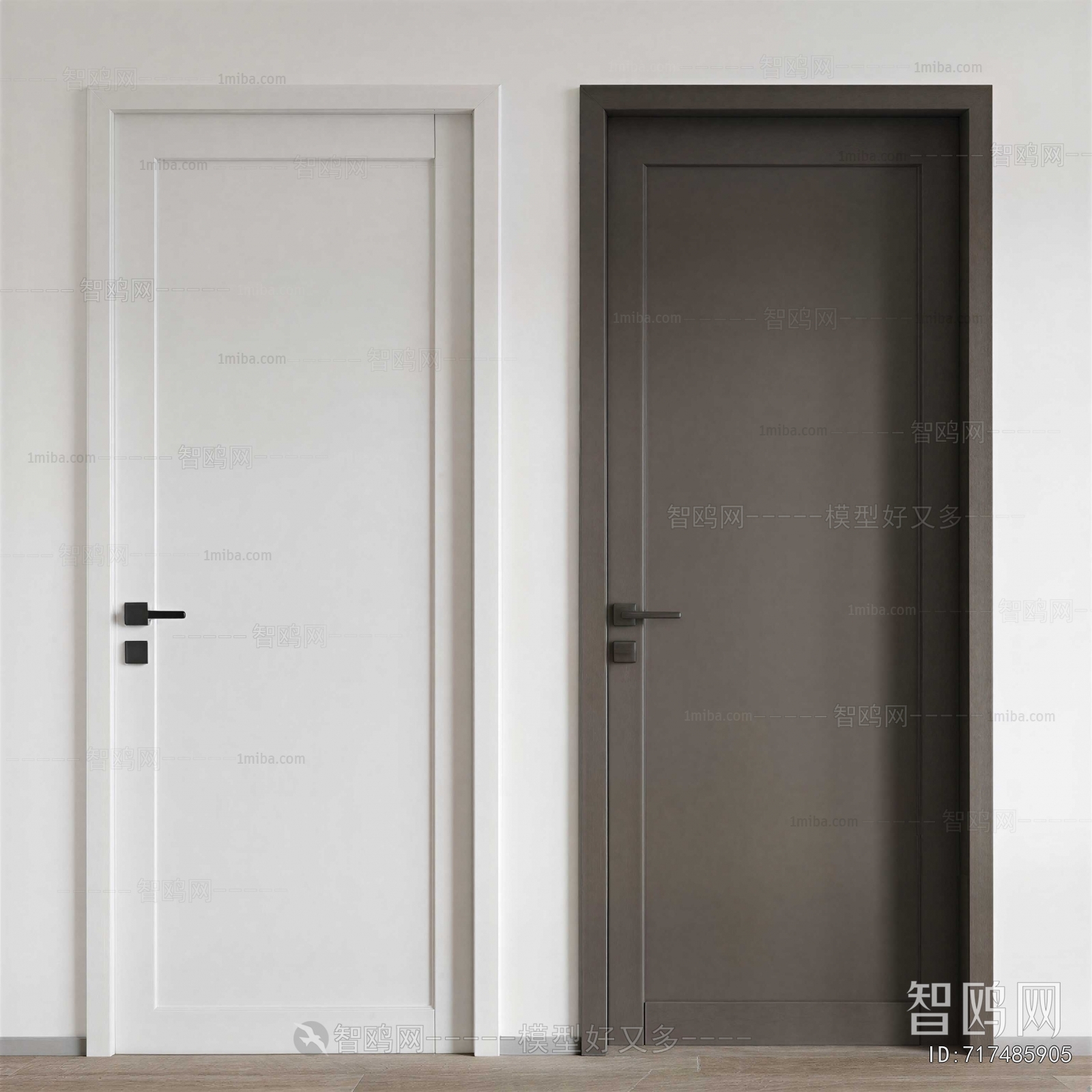 Modern Single Door