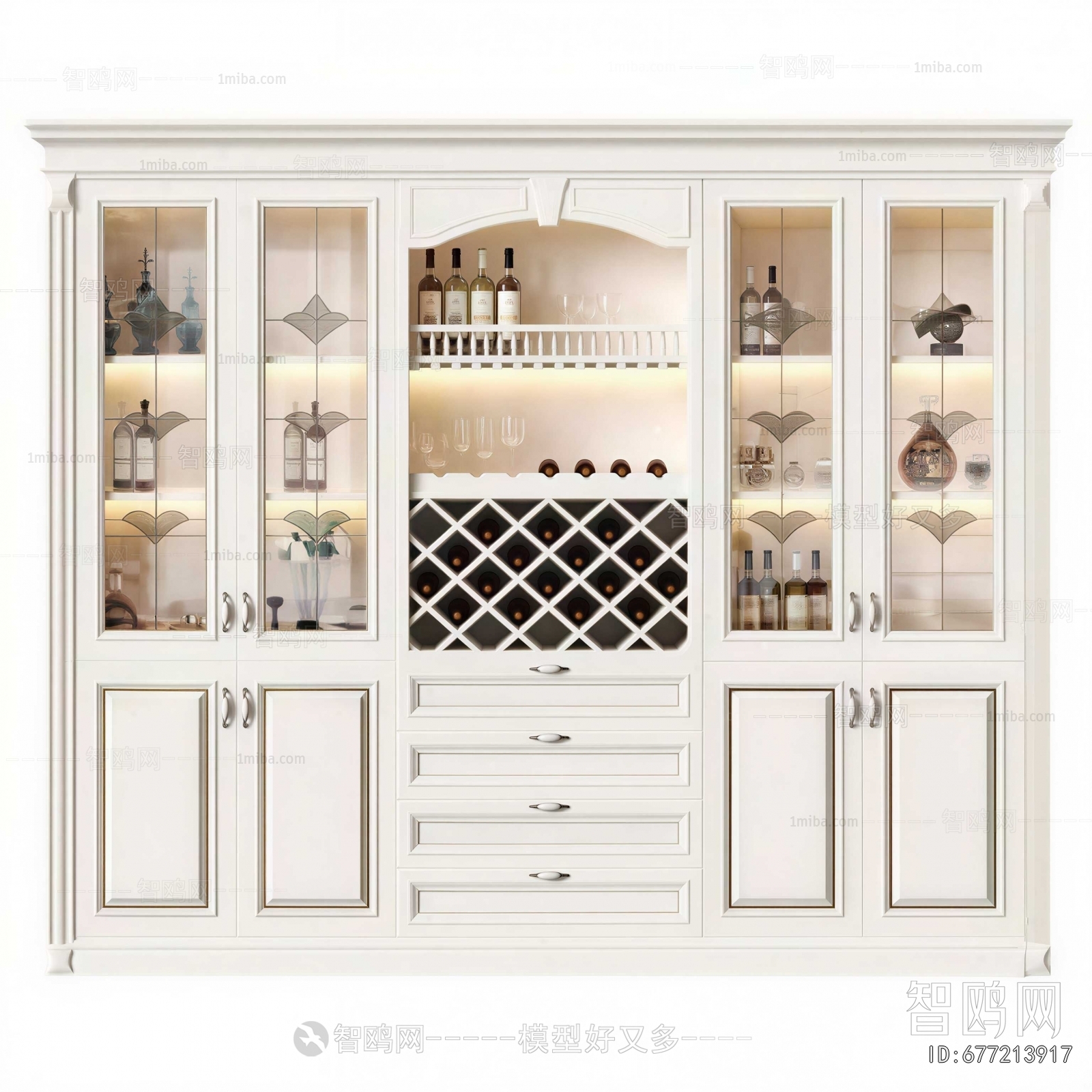 European Style Wine Cabinet