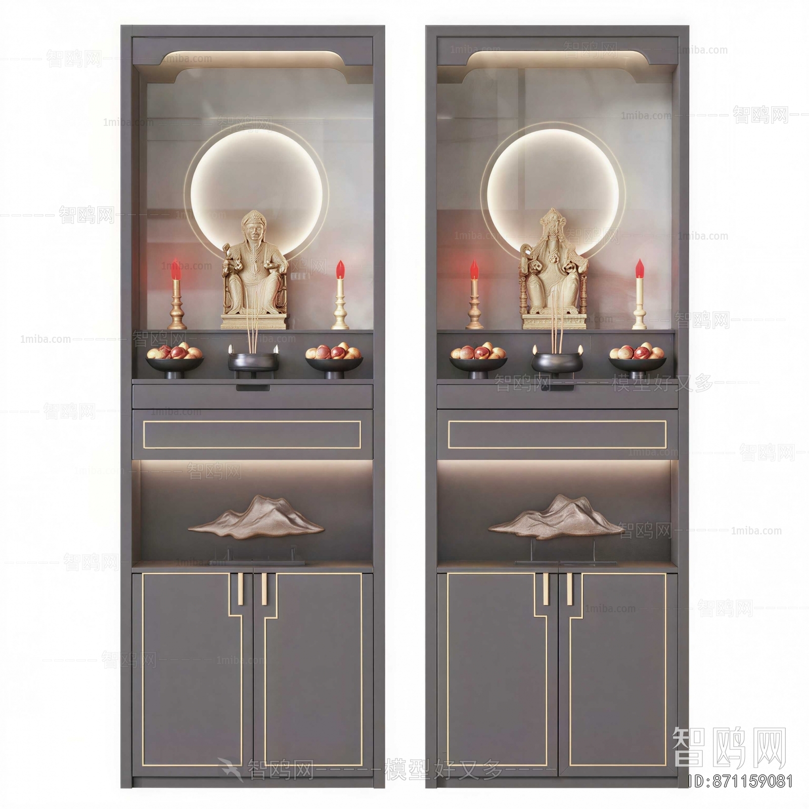 New Chinese Style Buddhist Niche