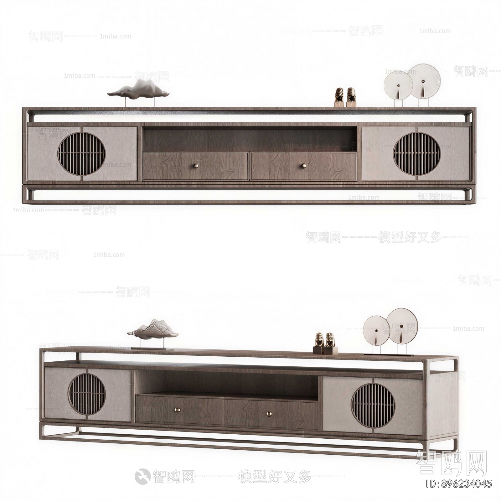 New Chinese Style TV Cabinet