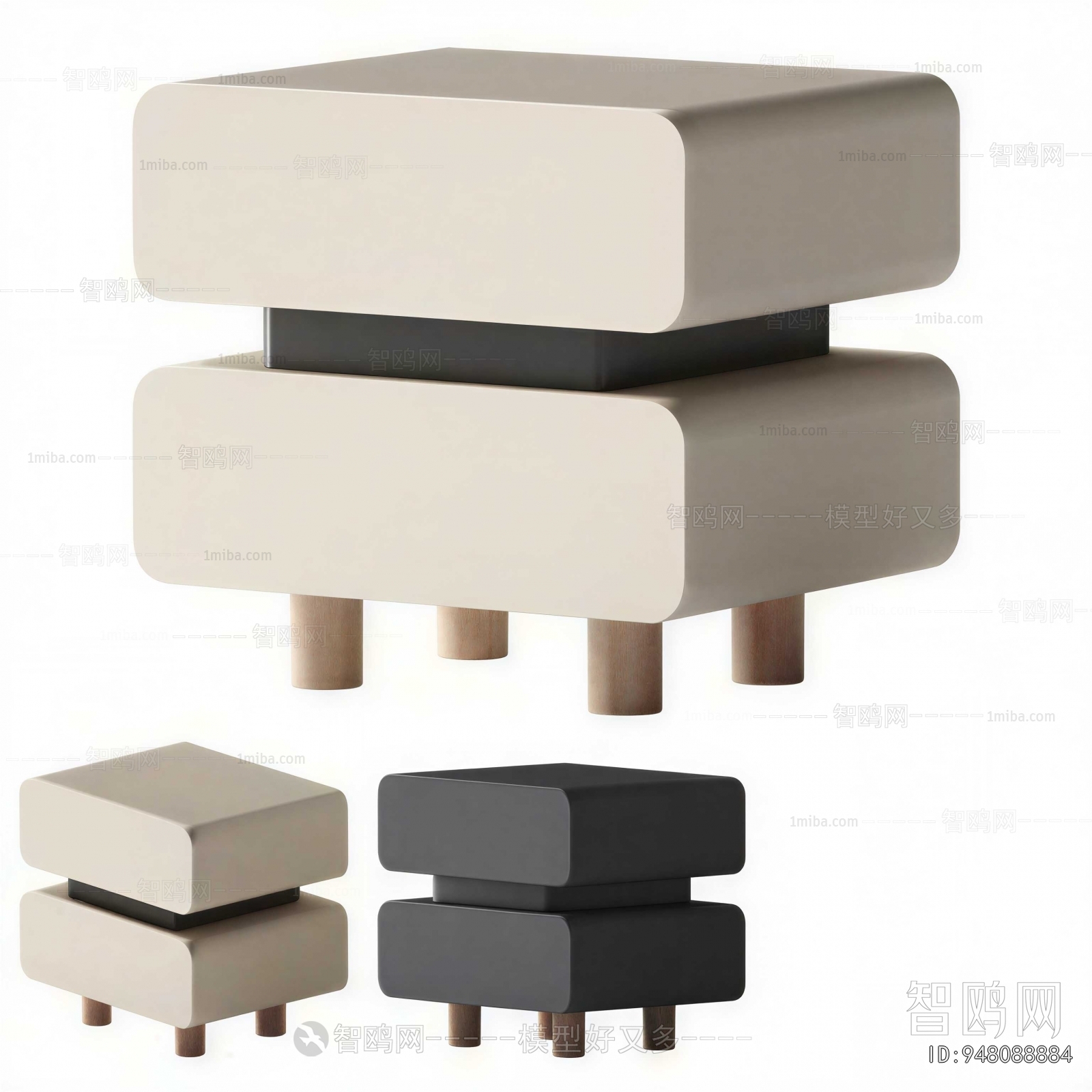 Modern Bedside Cupboard