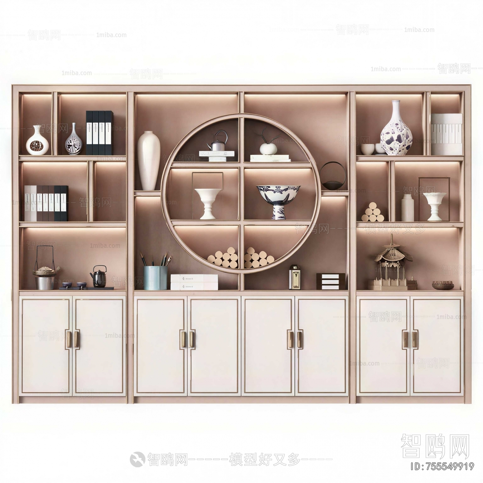 New Chinese Style Bookcase