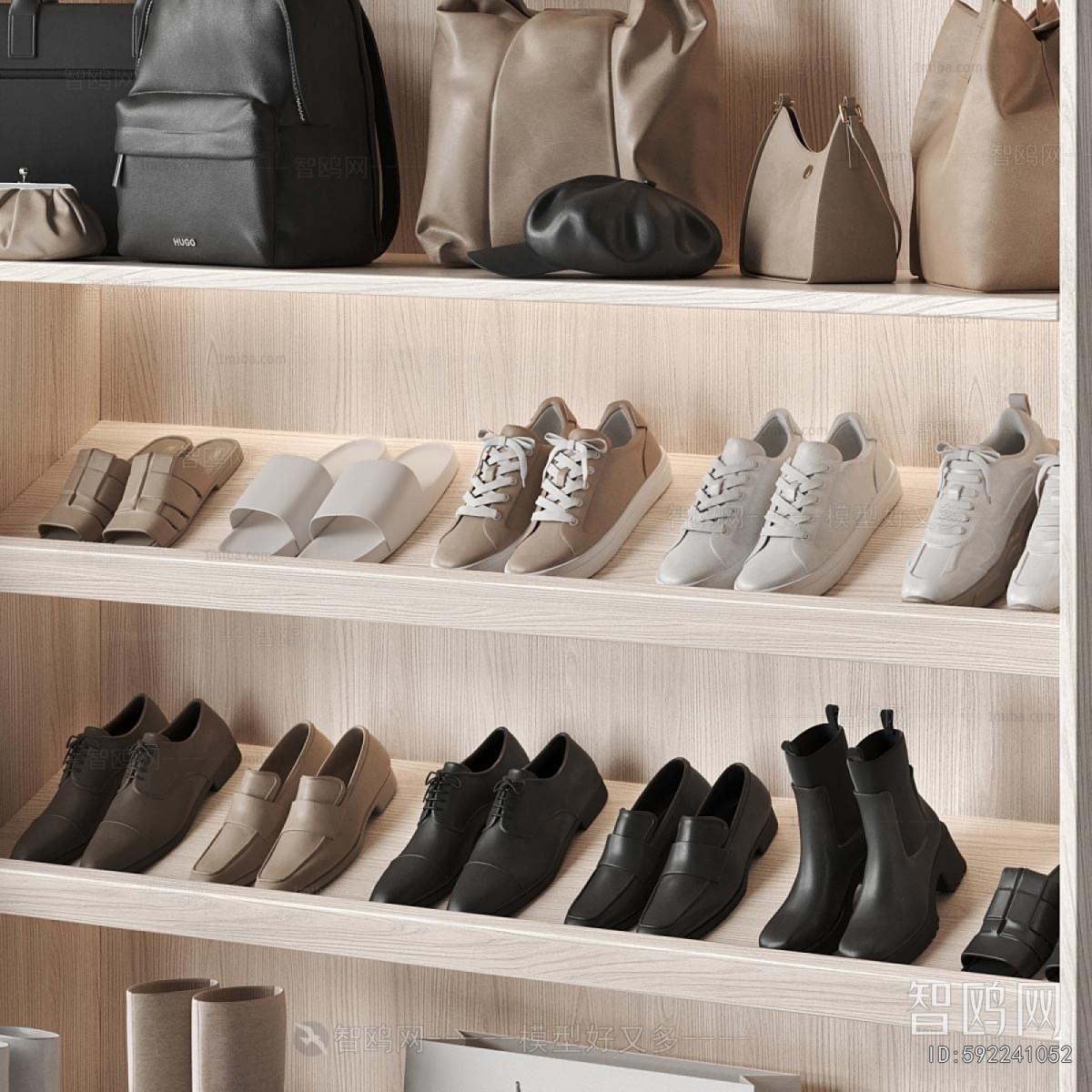 Modern Clothes, Bags And Shoes