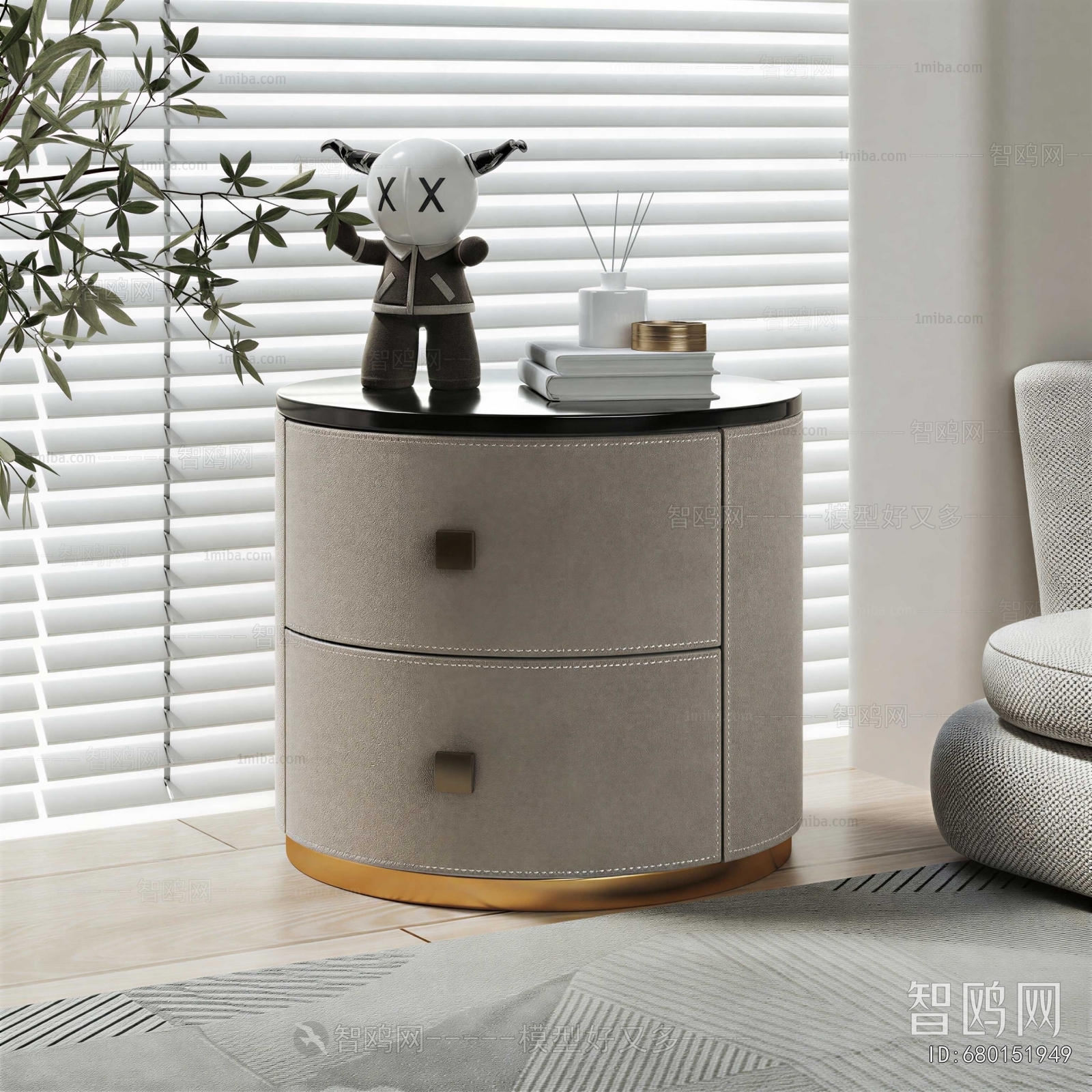 Modern Bedside Cupboard