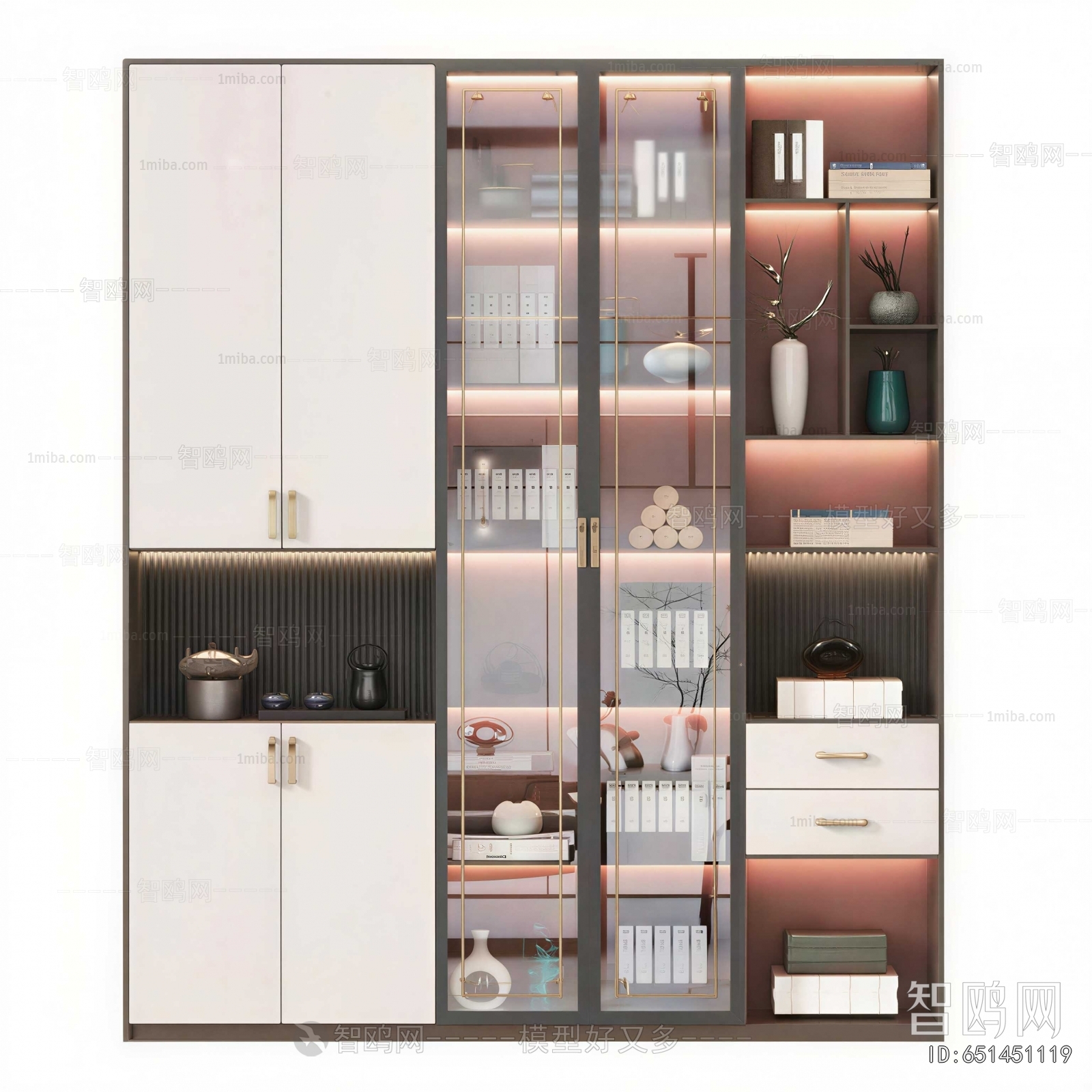 New Chinese Style Bookcase