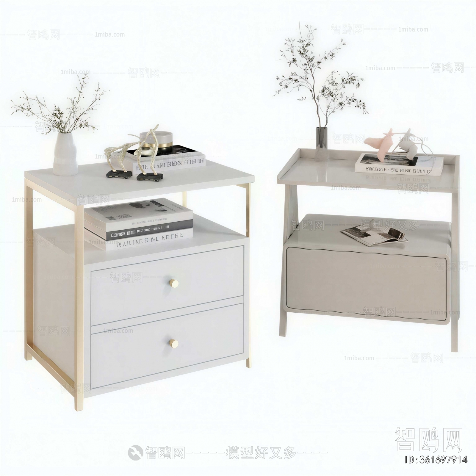 Modern Bedside Cupboard