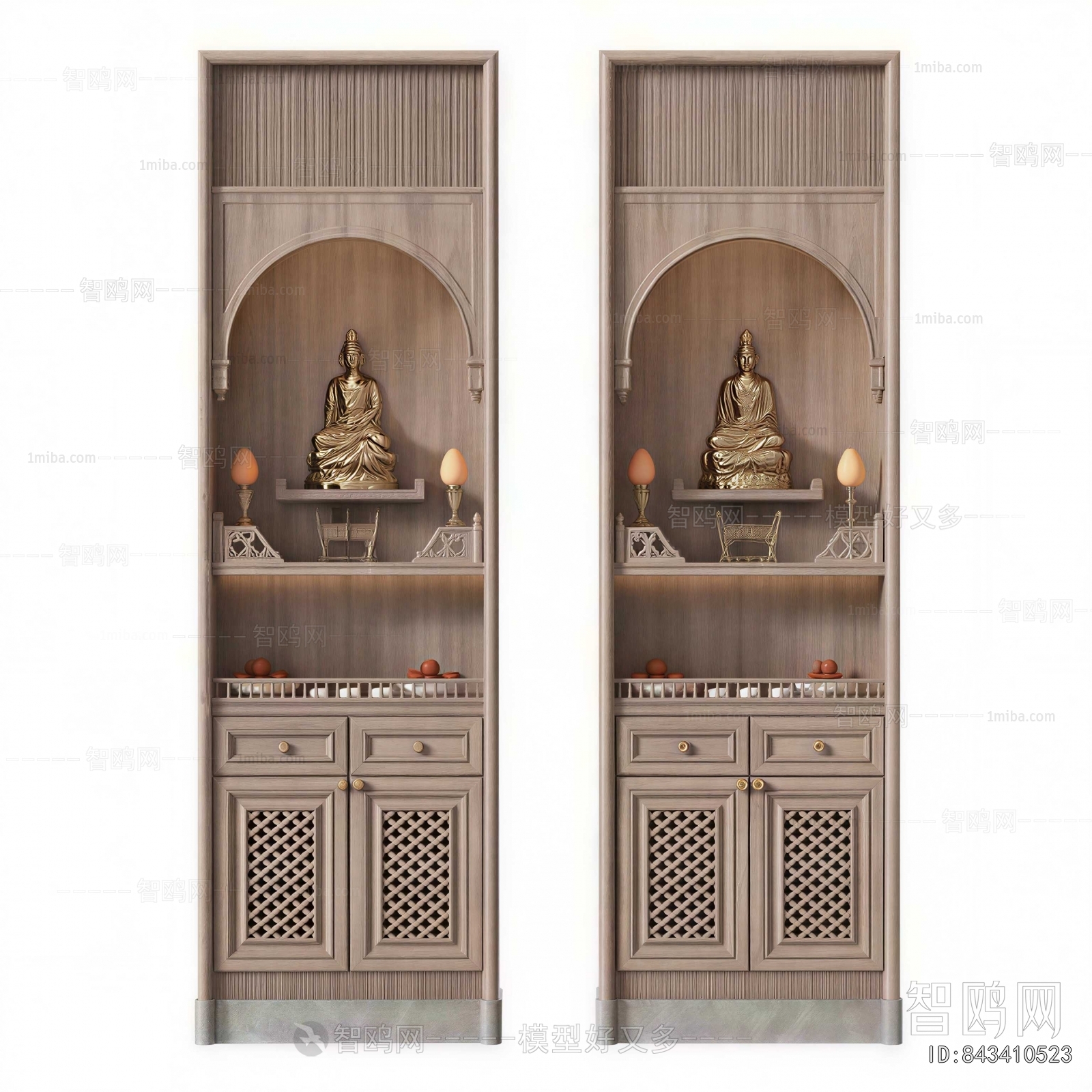New Chinese Style Buddhist Niche