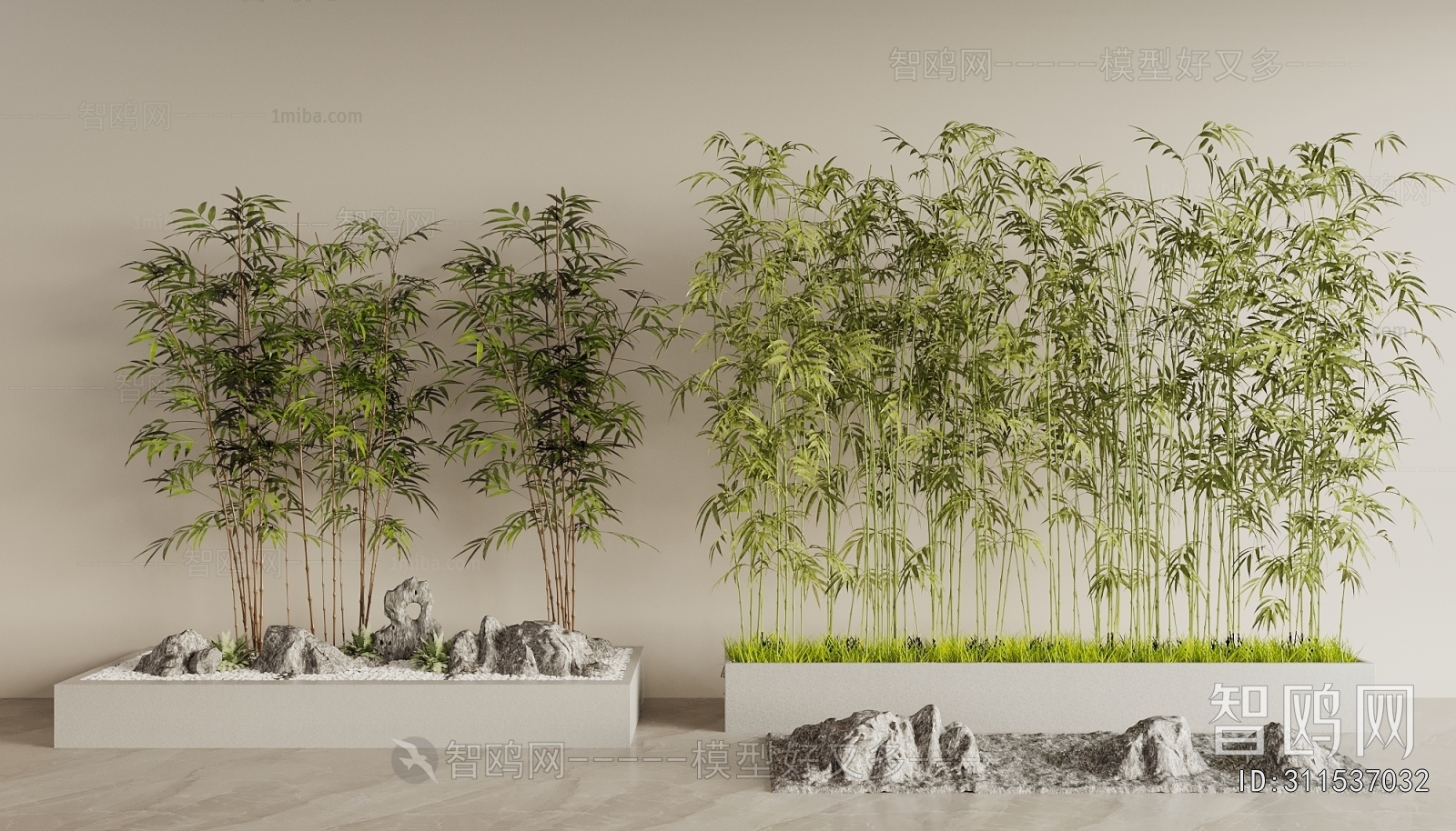 New Chinese Style Plant Landscaping