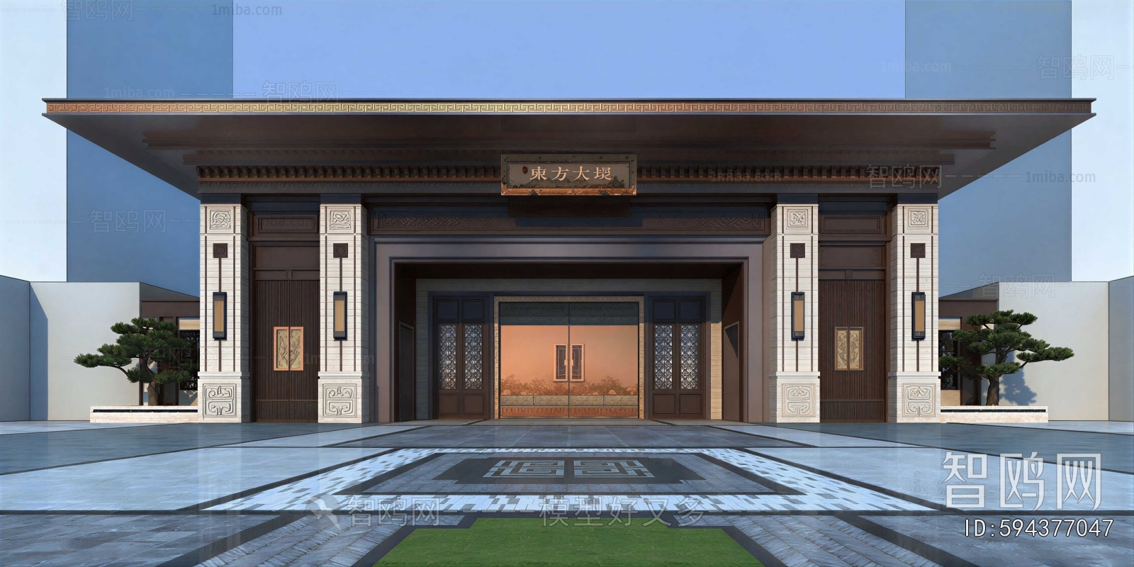 New Chinese Style Facade Element