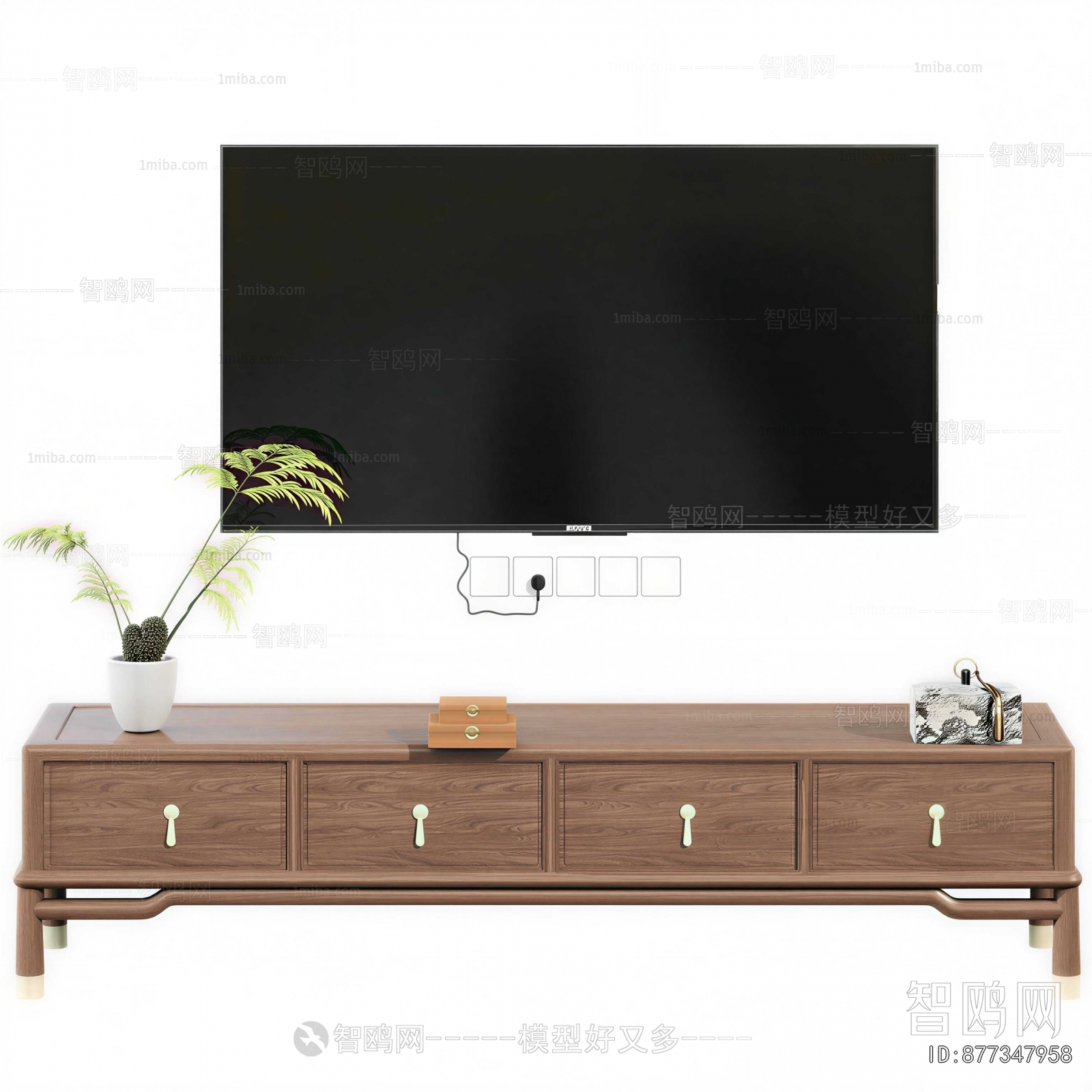 New Chinese Style TV Cabinet