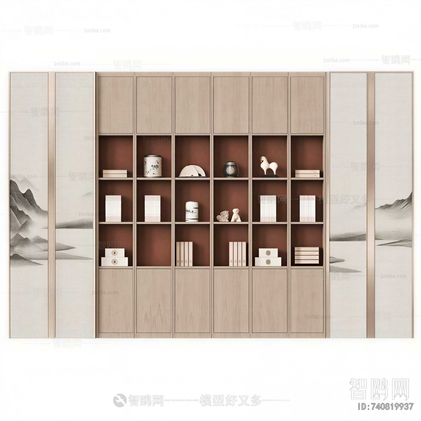 New Chinese Style Bookcase