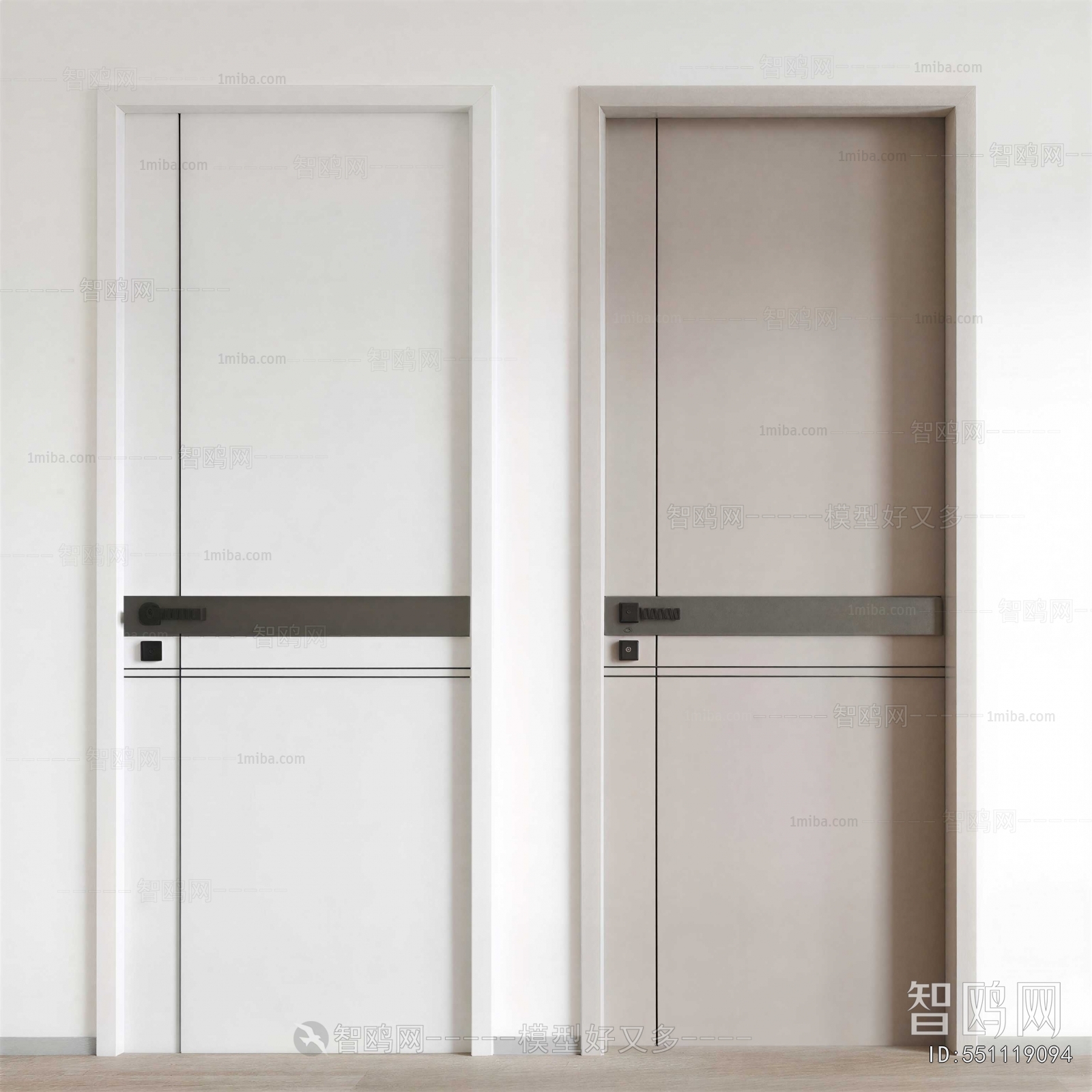 Modern Single Door