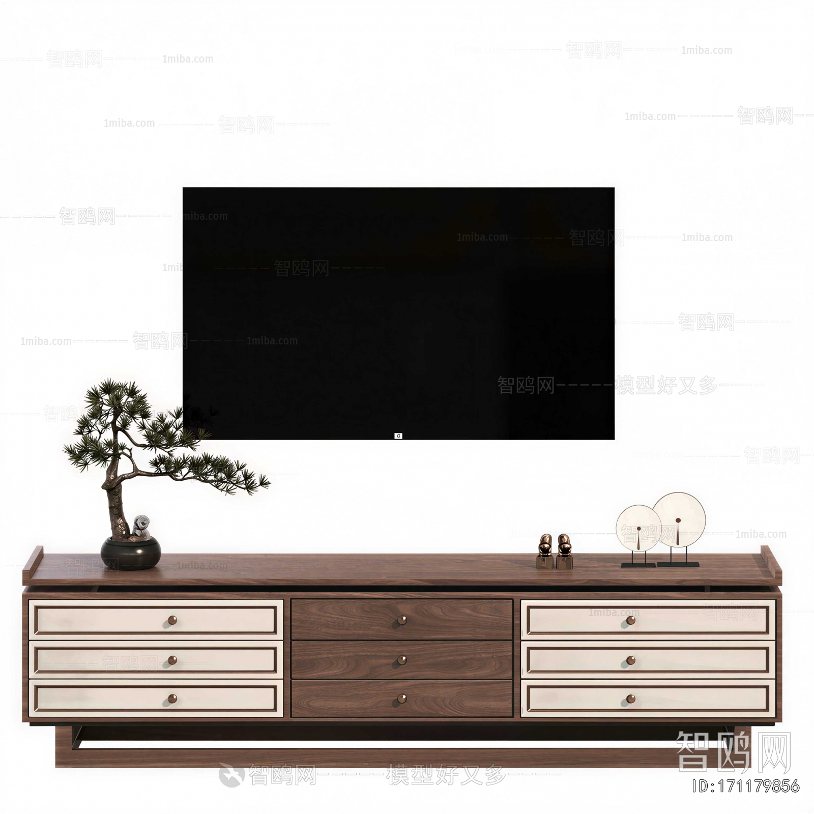 New Chinese Style TV Cabinet
