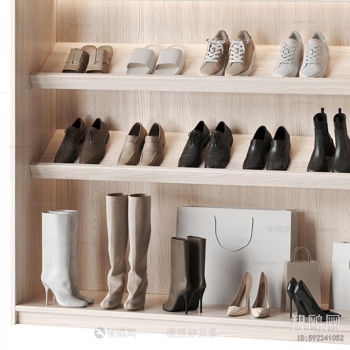 Modern Clothes, Bags And Shoes