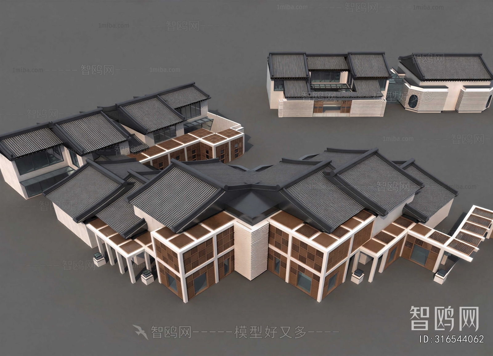 New Chinese Style Building Appearance