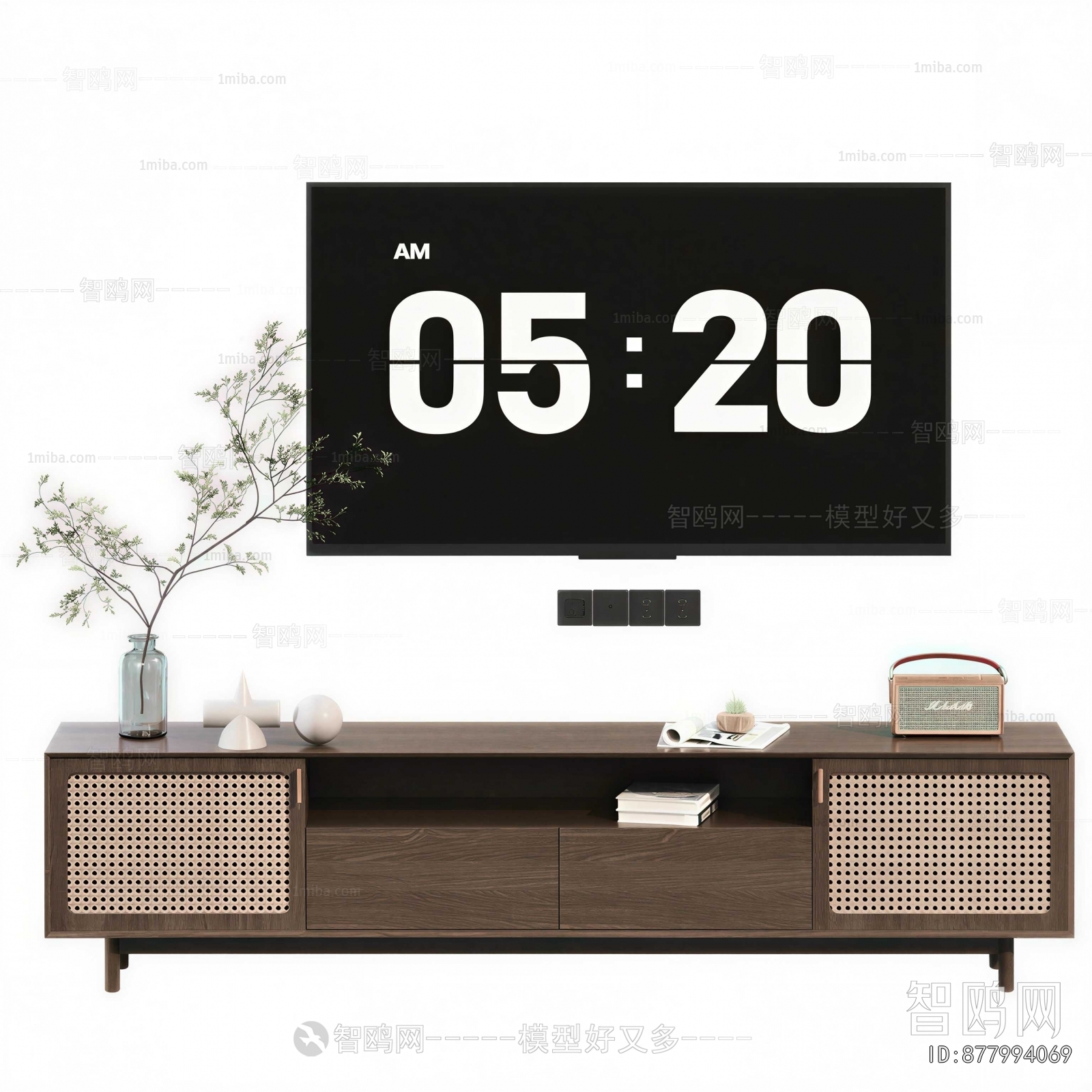New Chinese Style TV Cabinet